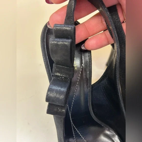 Kate Spade Black Heels with Ankle Strap - Picture 4 of 9